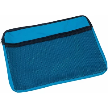 image of Cathedral Products - BAGCANBL A4 Canvas Zip Bags (Blue)