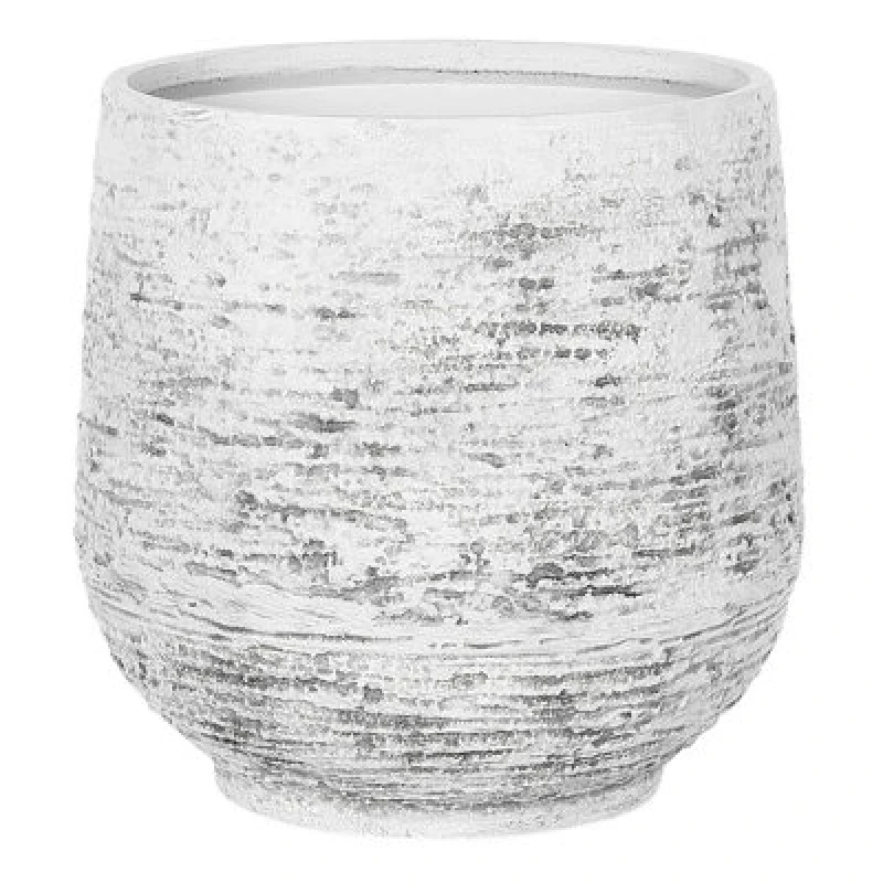 Image of Beliani Plant Pot Dioni 32cm Light Grey