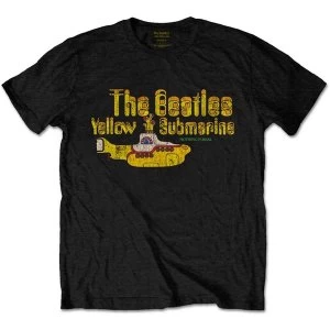 Image of The Beatles - Nothing Is Real Mens Large T-Shirt - Black