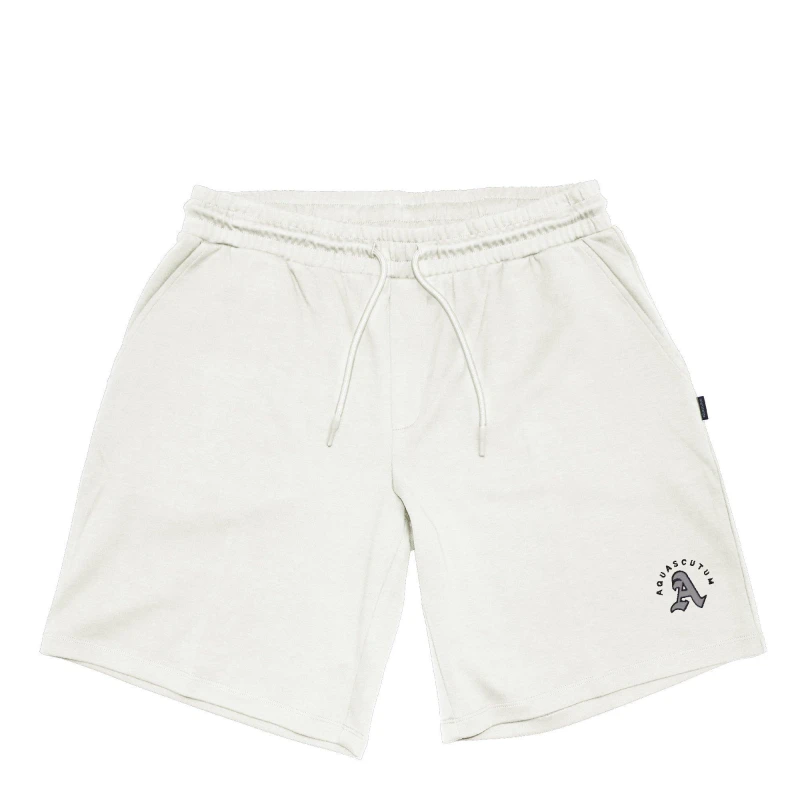Image of Aquascutum Mens Fleece Jogger Shorts Beige male Small
