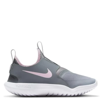 image of Nike Flex Runner Fable Child Girls Trainers - Grey/Pink