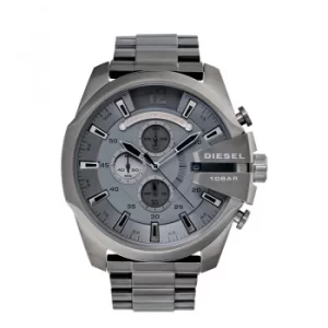 image of Mega Chief Chronograph Quartz Grey Dial Gunmetal Mens Watch