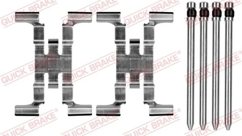 Image of QUICK BRAKE Brake pad fitting kit QUICK BRAKE 109-0082