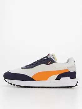 Image of Puma City Rider Electric - Navy/Orange, Navy/Orange, Size 10, Men