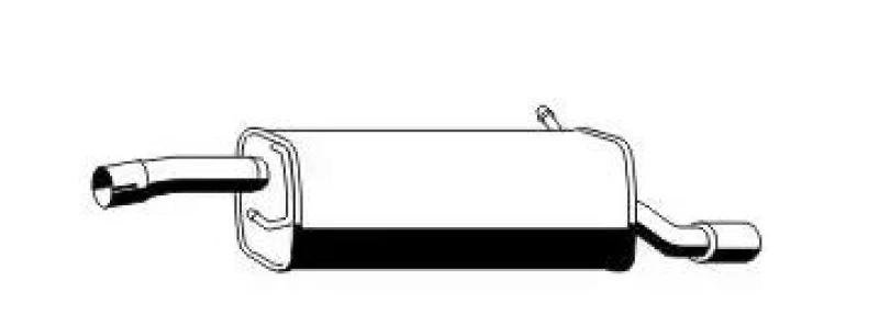 Image of VEGAZ FS-647 Rear silencer Rear End Silencer (3437)