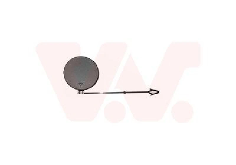 Image of VAN WEZEL Tow hook cover VAN WEZEL 0687587