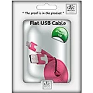 image of Aquarius USB Cable Pink 20 x 50 x 90 mm