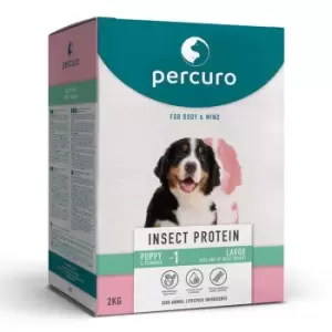 image of Percuro Insect Protein Puppy Large Breeds Dry Dog Food 2kg