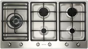 Image of SMEG Classic PS9065 5 Burner Gas Hob