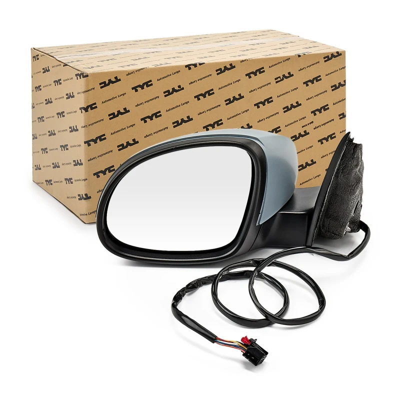 Image of TYC 332-0050 Wing mirror Left, Heatable, primed Outside Mirror (50)