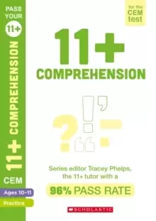 Image of 11+ English Comprehension Practice and Assessment for the CEM Test Ages 10-11