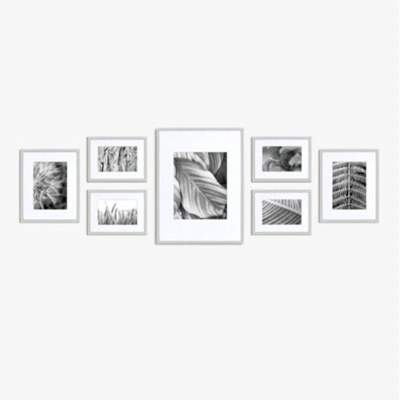 Image of Nielsen Felicity 7 Piece Gallery Set, Grey Aluminium
