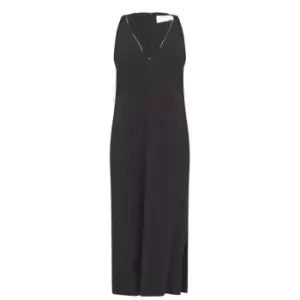 Image of Boss Dechany Sequin V-Neck Dress - Black