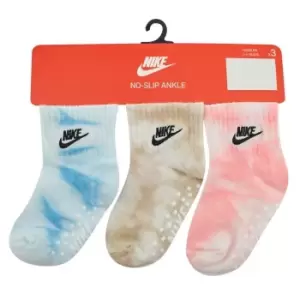 image of Nike Dye Futura 3 Pack Socks - Grey