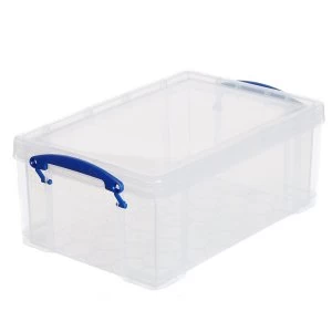 image of Really Useful 9L Clear Plastic Storage Box