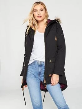 Image of Trespass Clea Parka - Black