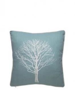 image of Trees Printed Filled Cushion (Pair) - 43 X 43Cms