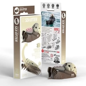 image of EUGY Sea Otter 3D Craft Kit