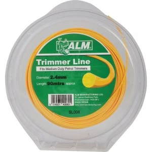 image of ALM Trimmer Line 2.4mm x 85m Approx for Grass Trimmers Pack of 1