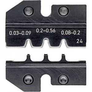 Image of Knipex 97 49 24 Crimp inset D-Sub plugs Suitable for (pliers) HD 20, HDE plug 0.03 up to 0.56 mm² Suitable for brand Knipex 97 43 200, 97 43 E, 97 43
