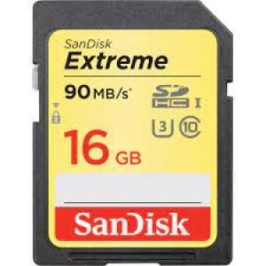 Image of SanDisk Extreme 16GB SDHC Memory Card