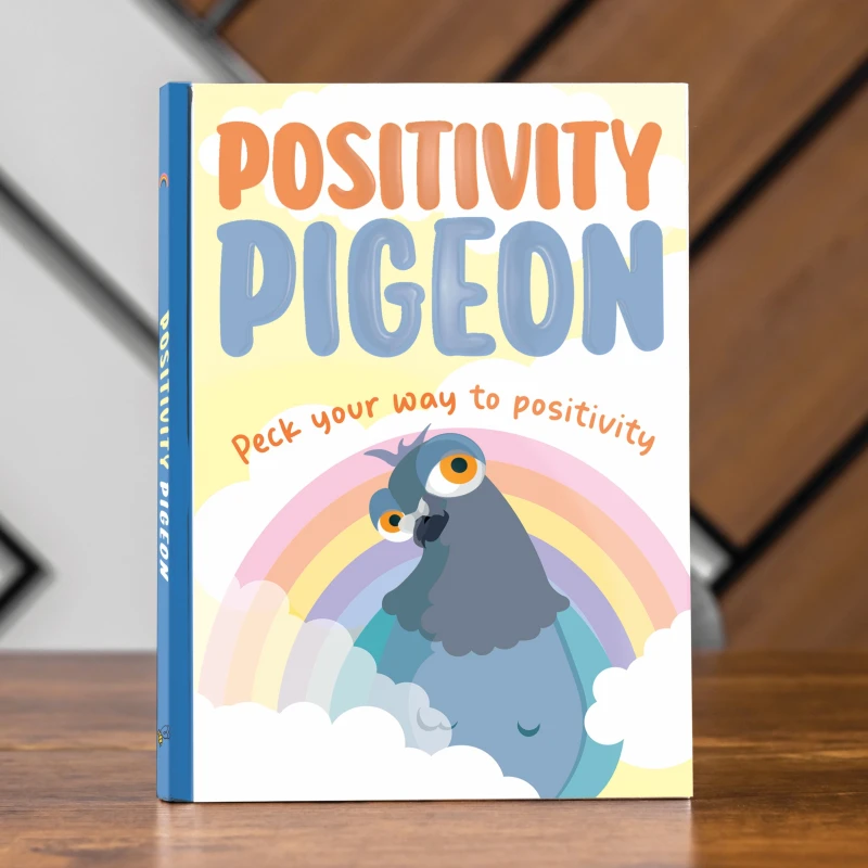Image of Boxer Gifts Positivity Pigeon Book Multi unisex