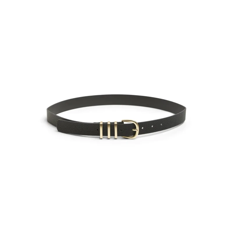 Image of Pieces Womens denim belt Pieces Clea Noir Female 85 cm