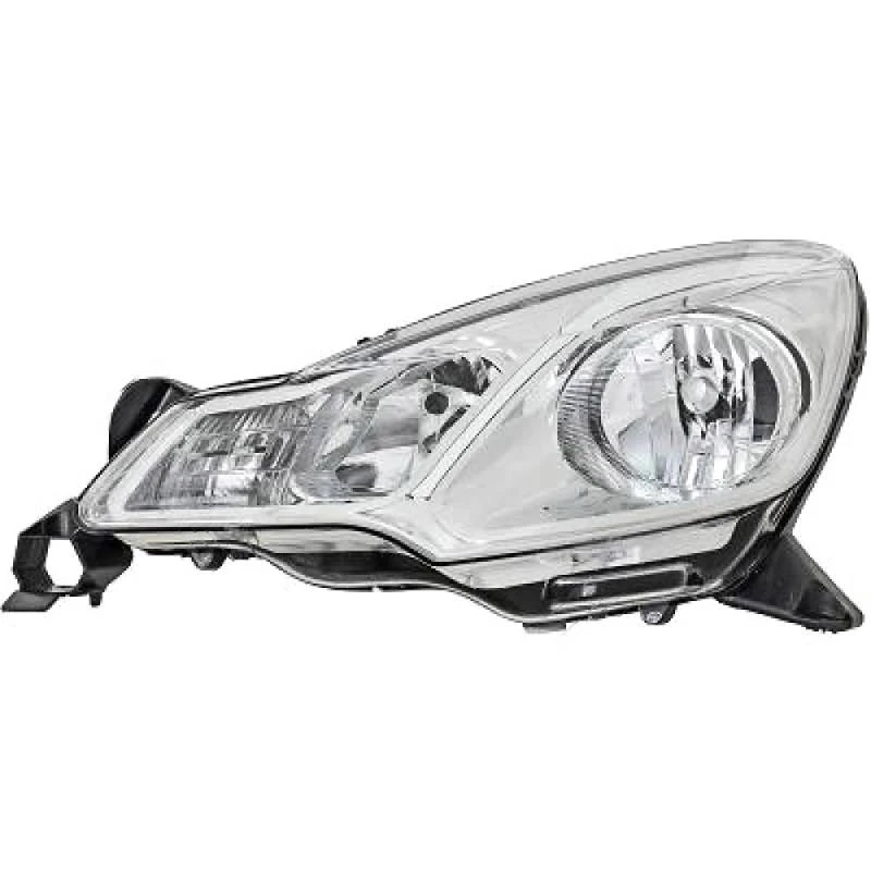 Image of DIEDERICHS 4006981 Headlights H7/H7/H1, Left, with motor for headlamp levelling Headlight (259)