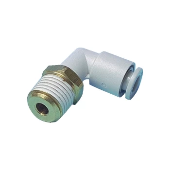 Image of KQ2L06-01AS Push Fit Elbow & Male Thread 6 X R1/8