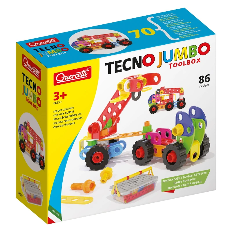 Image of Quercetti Tecno Jumbo Toolbox Multi unisex One Size