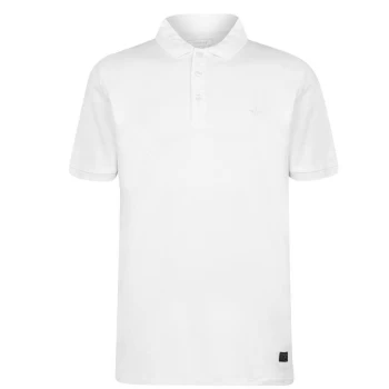 Image of Firetrap Jersey Polo Shirt Mens - White