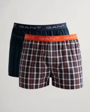 image of GANT 2-pack Check Boxer Shorts