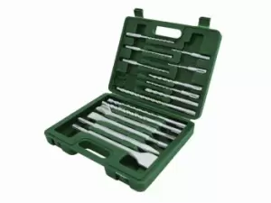 image of Silverline 196570 SDS Plus Masonry Drill Steel Set 15pce