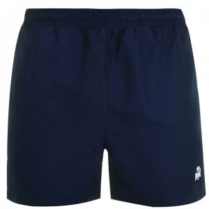 Image of Lonsdale 2 Stripe Woven Shorts Mens - Navy/White