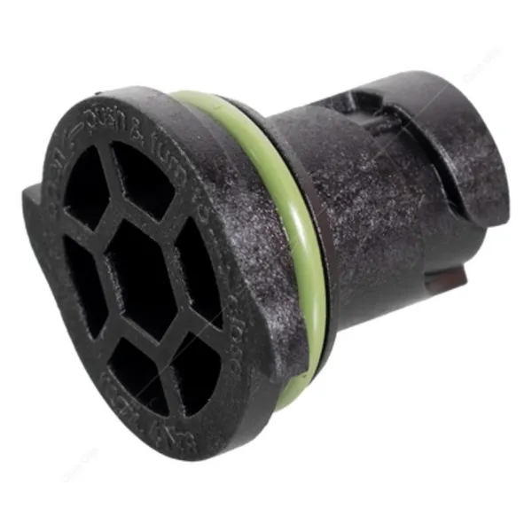 Image of FEBI BILSTEIN 48401 Drain Plug Plastic 9 with seal ring MERCEDES-BENZ: C-Class Saloon, E-Class Saloon, C-Class T-modell, DAF: CF Plastic Oil Drain Plu