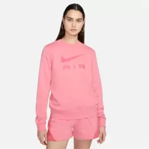 image of Nike Air Womens Fleece Crew - Pink