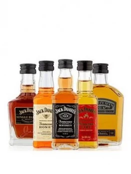 image of Jack Daniels Extended Family Pack 5x 5cl Bottles, One Colour, Women