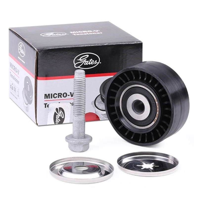 Image of GATES Deflection / guide pulley, V-ribbed belt GATES T36851