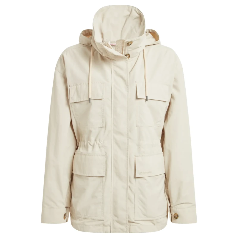 Image of Craghoppers Womens NosiLife Adventure' Jacket in Cream Size: 10 Cream Female 10