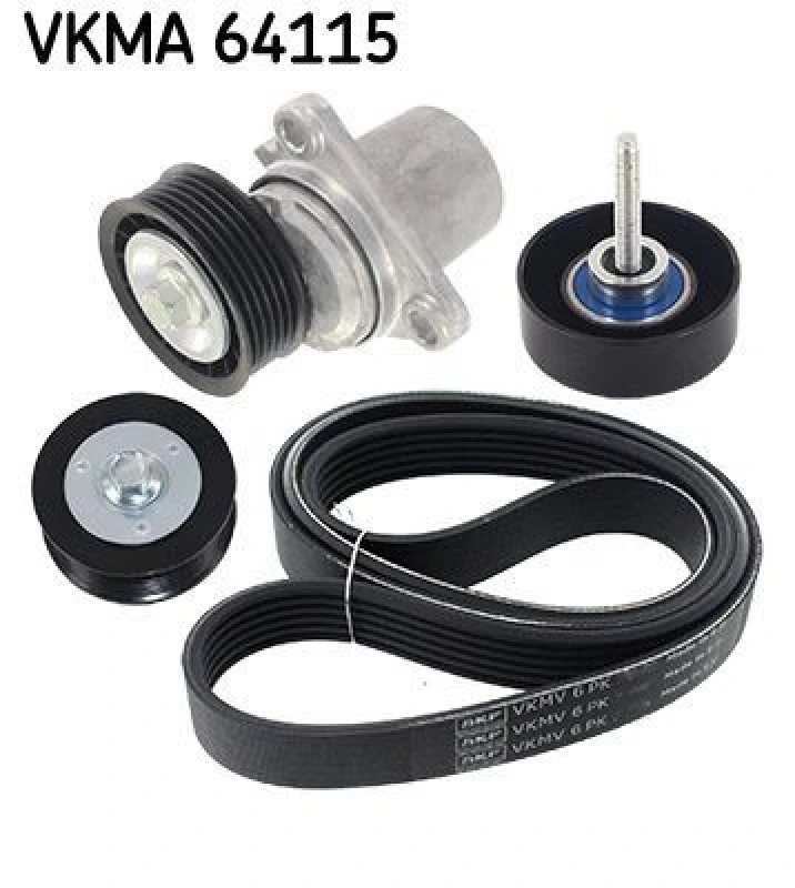 Image of SKF V-Ribbed Belt Set SKF VKMA 64115
