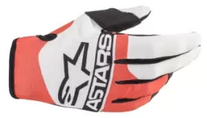 Alpinestars Radar Gloves Off White Red Fluo Blue M