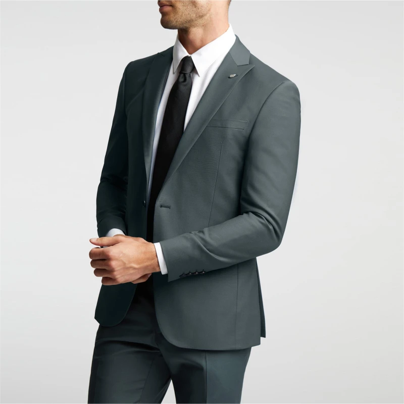 Image of Ted Baker Lunan Slim Fit Suit Trouser Green male 40 (50)