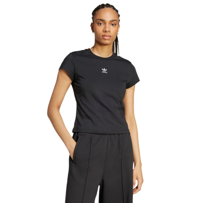 Image of Adidas Originals Essential Slim T-Shirt Women Black M