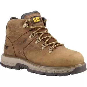 Image of CAT Workwear Mens Exposition Leather Hiker Safety Boots UK Size 11 (EU 45)