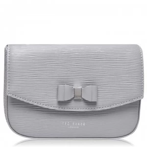 Image of Ted Baker Daissy Bow Mini Cross Body Bag - mid-grey