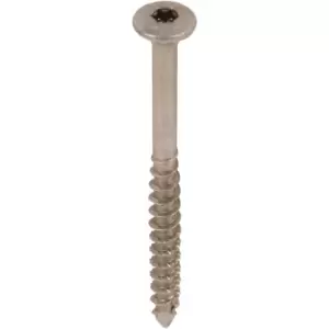 image of Spax A2 Stainless Steel T-STAR Plus Facade Screw With Cut Point 5.0 x 70mm (100 Pack) in Silver