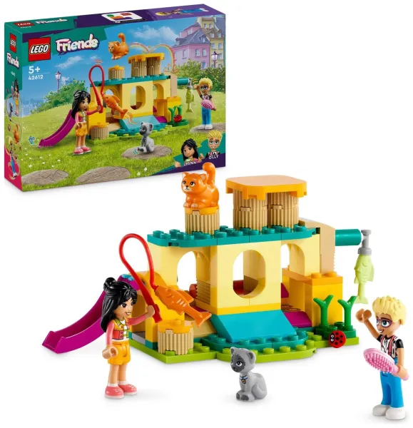 image of LEGO Friends Cat Playground Adventure Animal Toys Set 42612