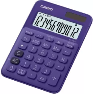 image of Casio MS-20UC-PL calculator Desktop Basic Purple