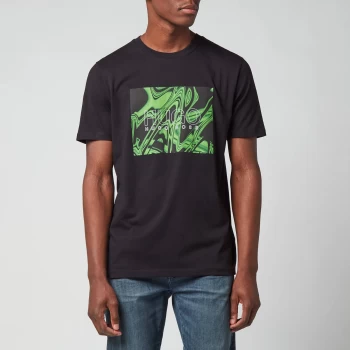 Image of Hugo Boss Dolive Graphic Logo T-Shirt Black Size M Men