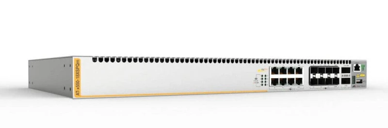 Image of Allied Telesis Allied Telesis AT-x550-18XSPQm-50 Managed 10G Ethernet (100/1000/10000) Power over Ethernet (PoE) Silver 990-005107-50